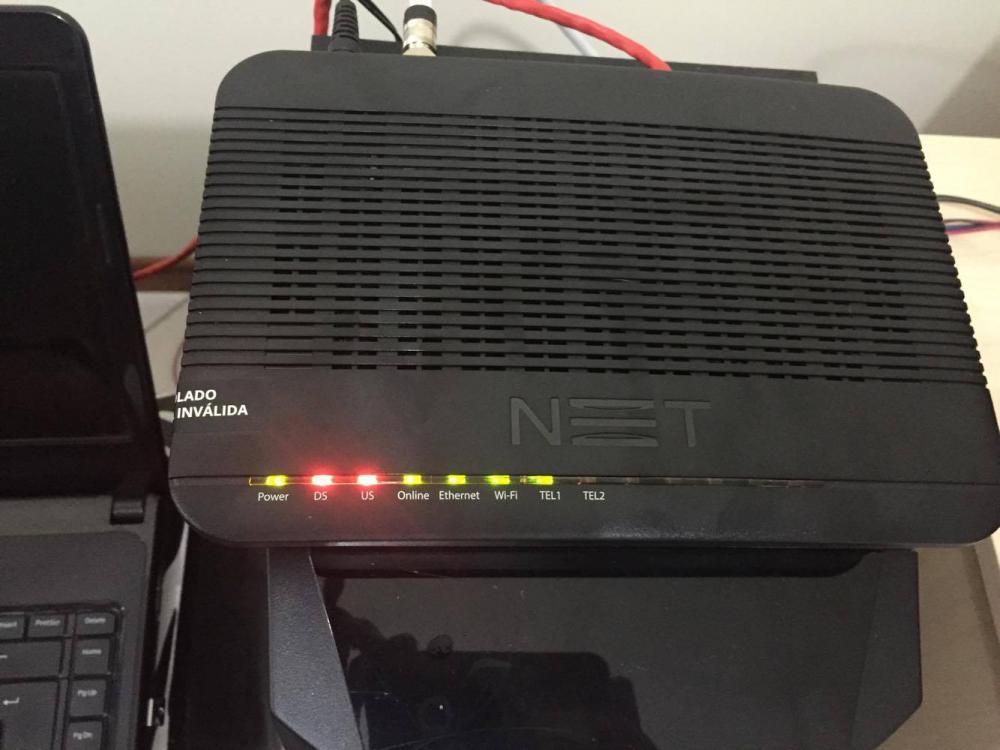 Conexão limitada modem humax hg 10cr-l4 net - Redes e Internet - Clube do  Hardware