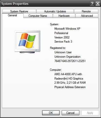 Memória - windows xp - Versões até Windows 8 - Clube do Hardware