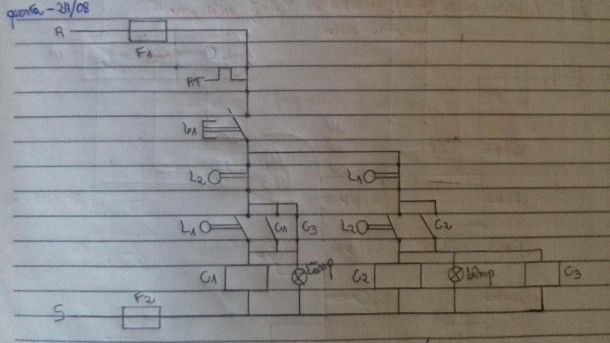 Diagrama De Comando Com Fim De Curso Eletr Nica Clube Do Hardware