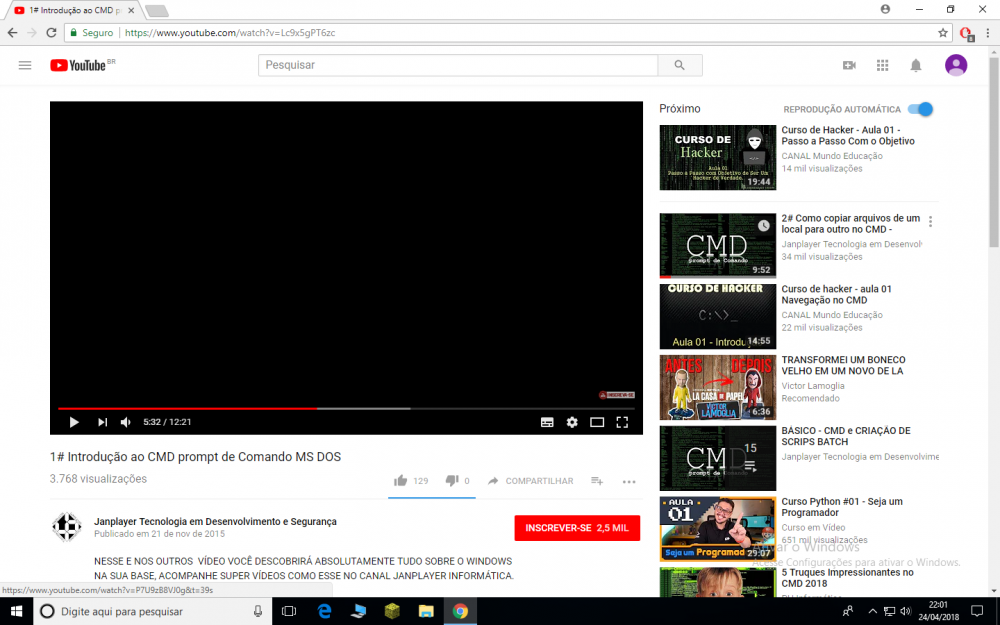 Vídeos de Youtube com tela preta - Redes e Internet - Clube do Hardware