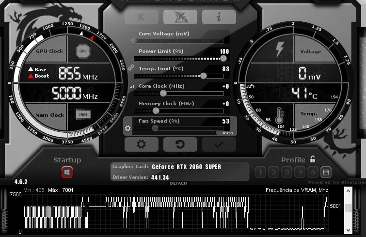 Variação do Clock da RTX 2060 - Placas de vídeo - Clube do Hardware