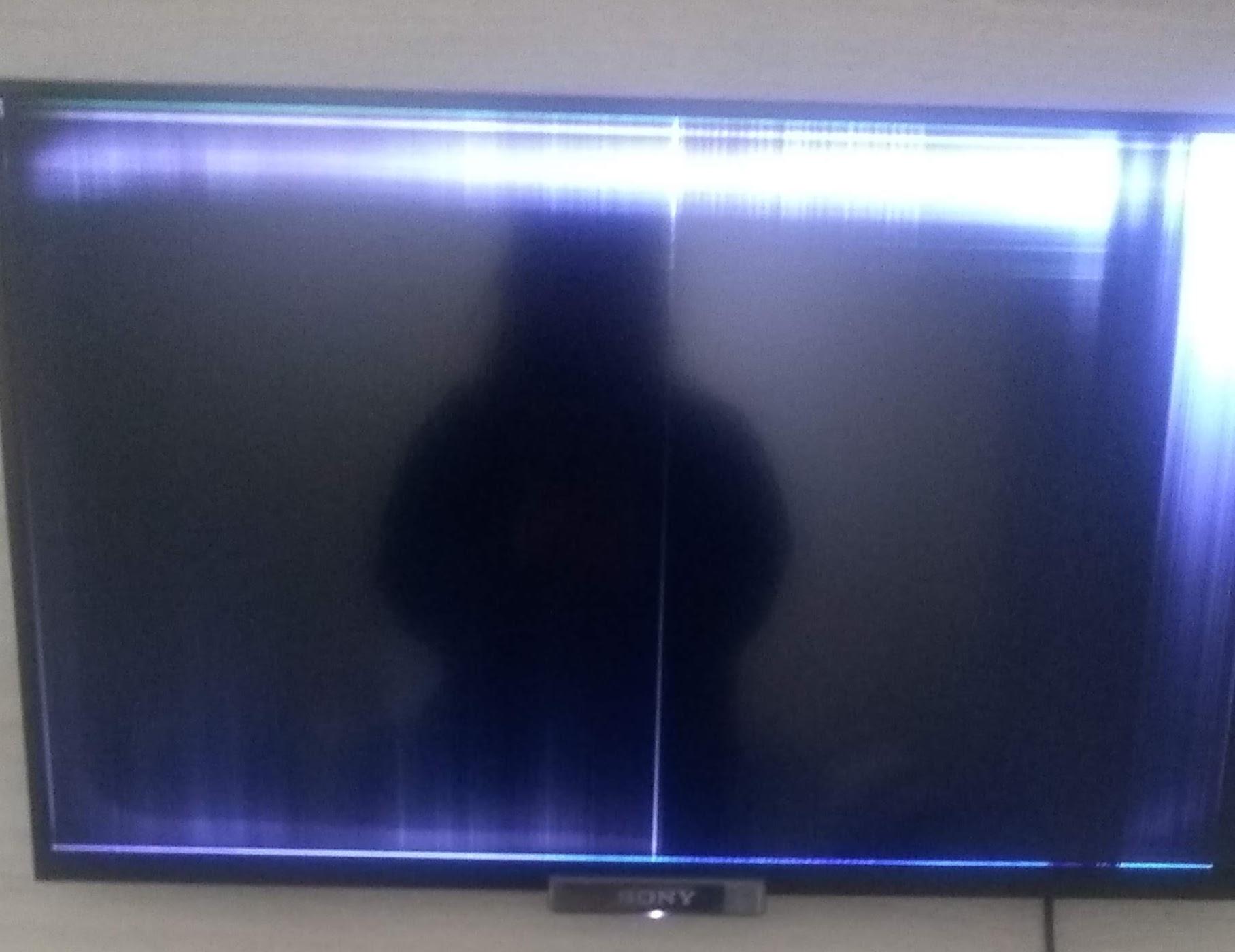 Televisão sony smart tv com tela preta esbranquiçada - Televisores e  projetores - Clube do Hardware