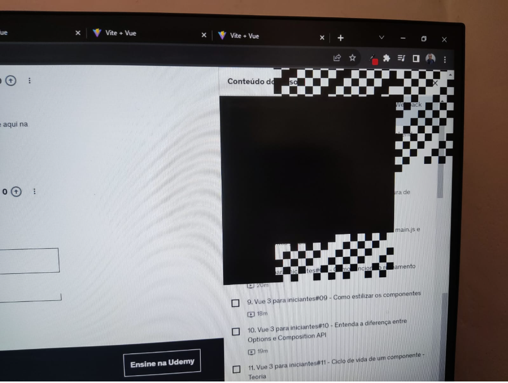 Quadrados pretos no monitor - Monitores de vídeo - Clube do Hardware