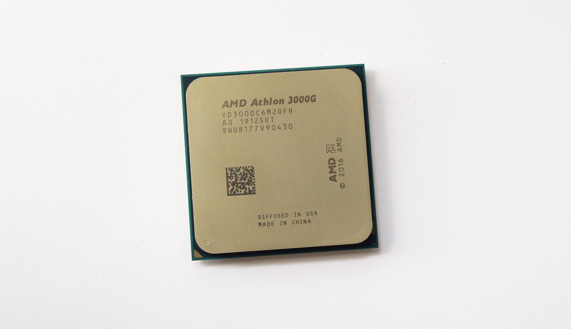 Teste do processador Athlon 3000G - Processadores - Clube do Hardware